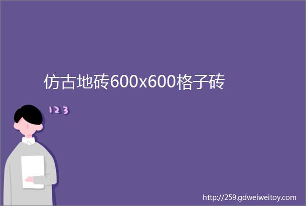 仿古地砖600x600格子砖